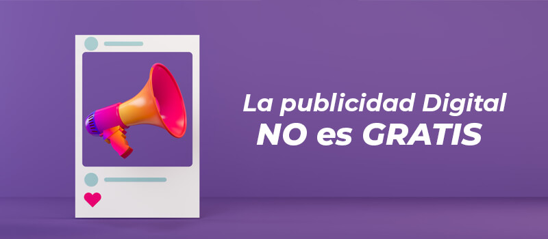 La publicidad en redes no es gratis